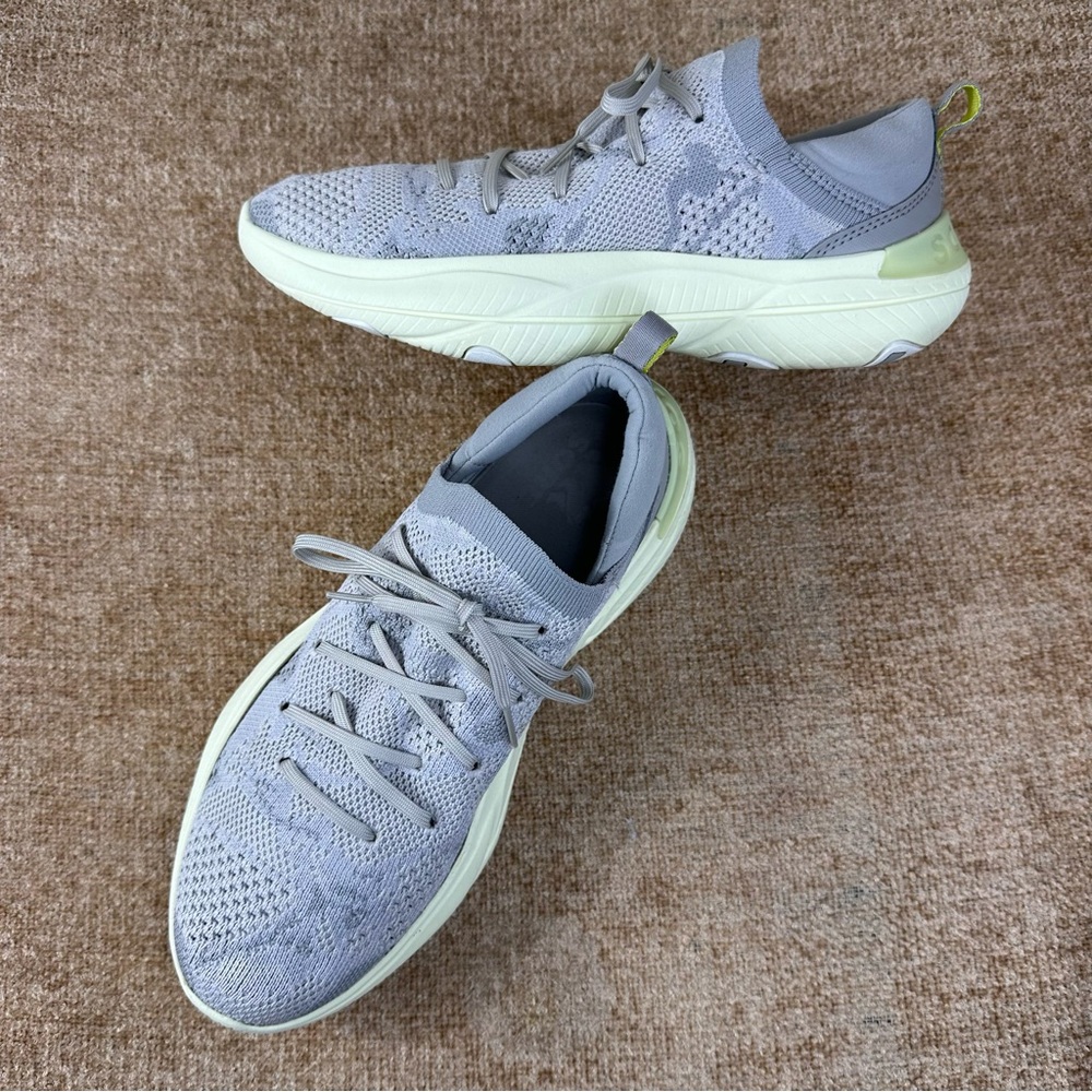 Sorel Explorer Blitz Stride Lace Sneakers Grey/Yellow Women’s Size 8.5